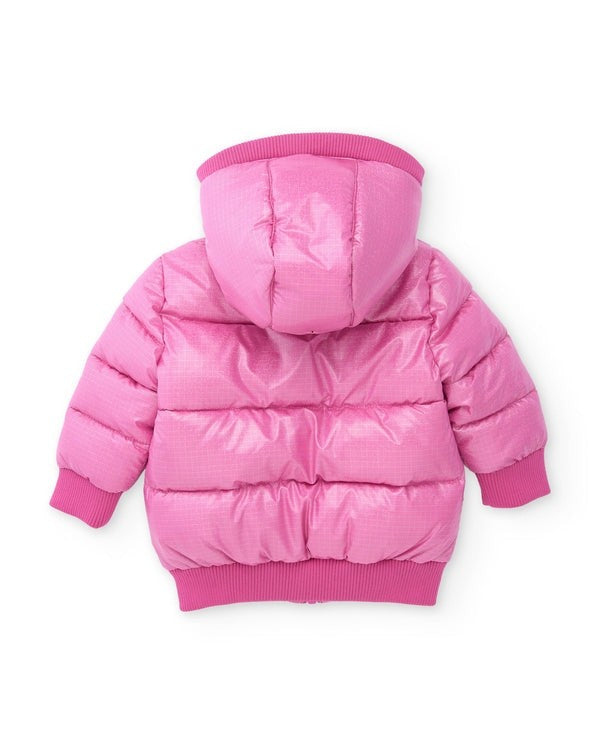 Tuc Tuc Kız Çocuk Pembe Parlak Mont