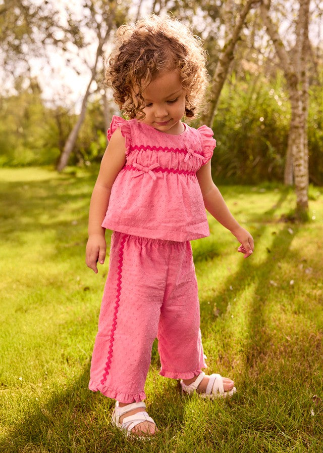 Mayoral Kız Bebek Pembe Pantolon Set