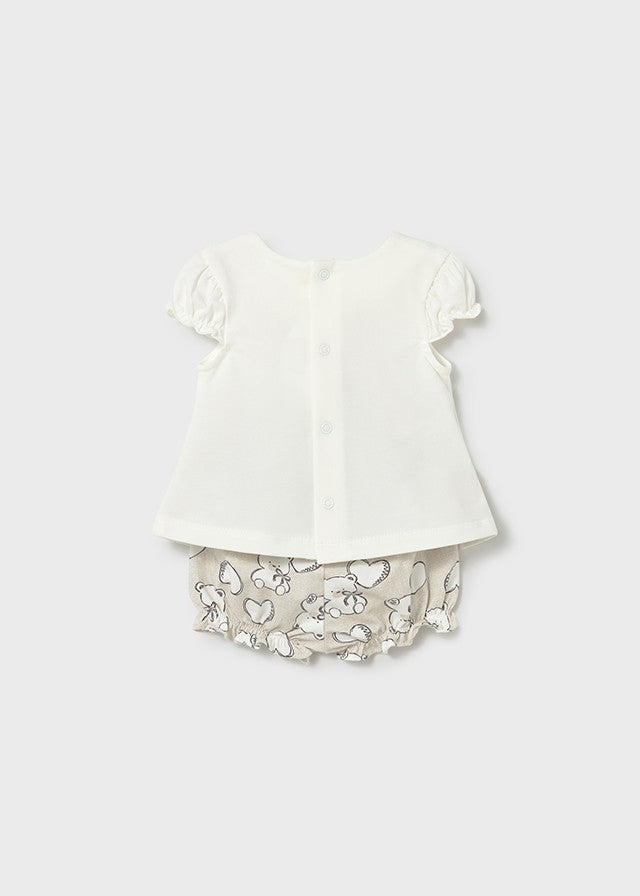 Mayoral Kız Bebek 2 Tshirt 2 Şort 4'lü Set