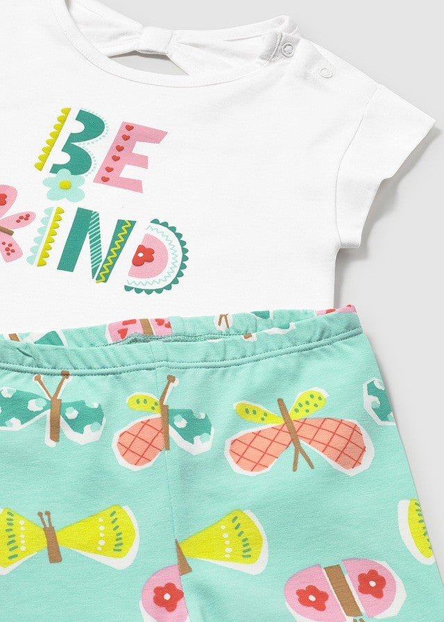 Mayoral Kız Bebek 2 Tayt ve Tshirt Set