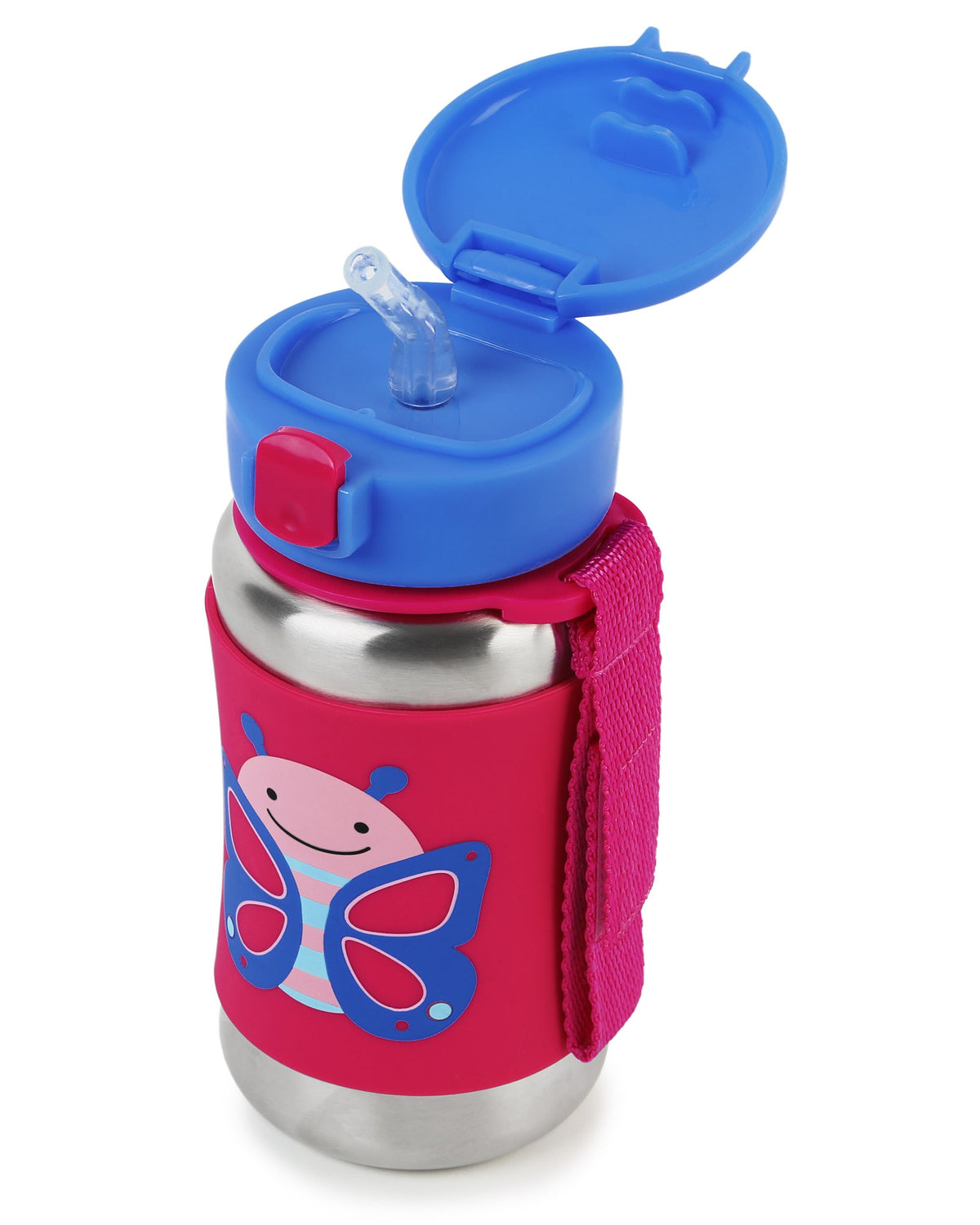 Skip Hop Zoo Pipetli Paslanmaz Çelik Suluk Kelebek