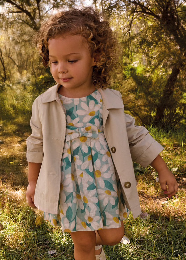 Mayoral Kız Bebek Bej Trençkot