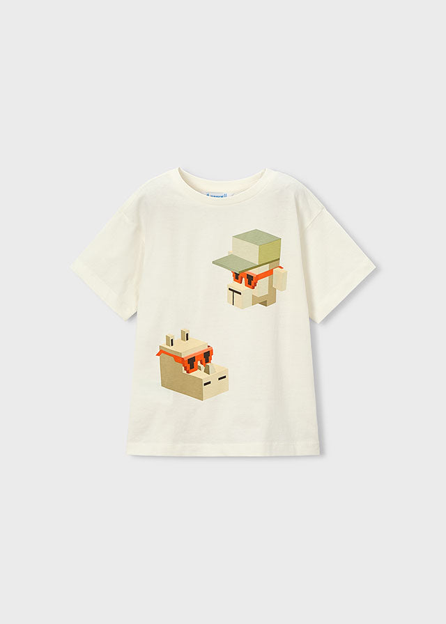 Mayoral Erkek Çocuk Minecraft T-Shirt