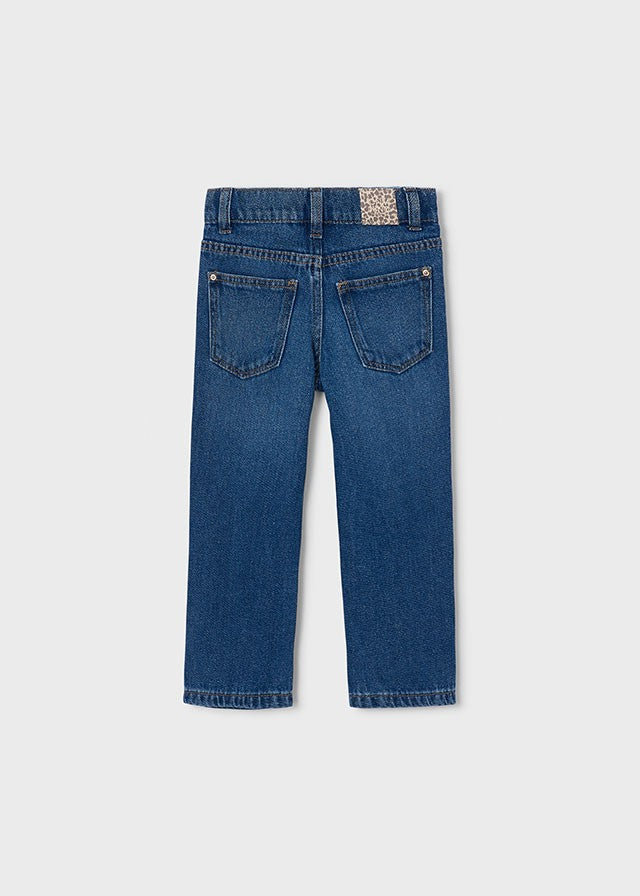 Mayoral Kız Çocuk Taşlı Denim Pantolon