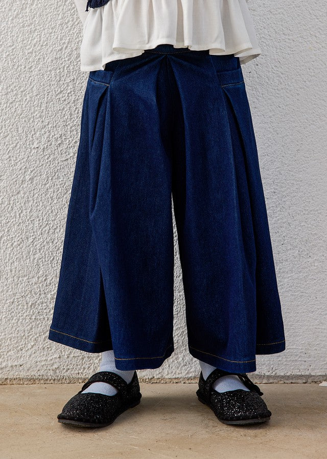 Mayoral Kız Çocuk Denim Etek Görünümlü Pantolon