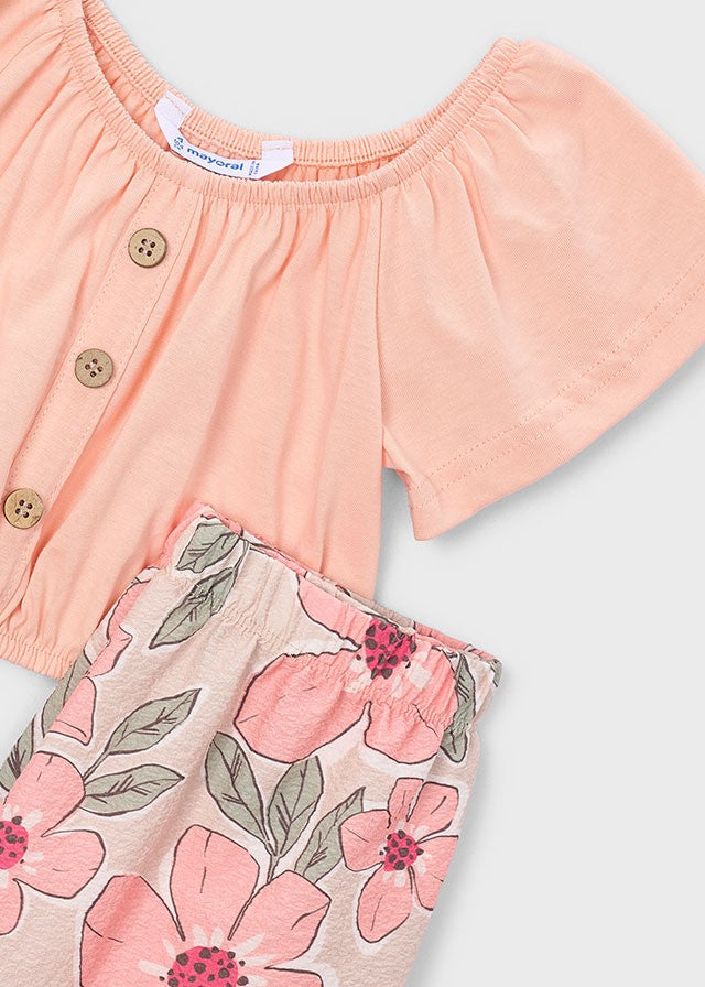 Mayoral Kız Çocuk Pantolon Crop Set
