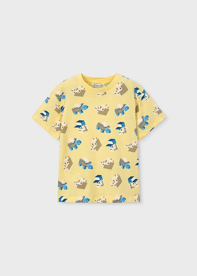 Mayoral Erkek Çocuk Minecraft 2 Tshirt ve Şort Takım