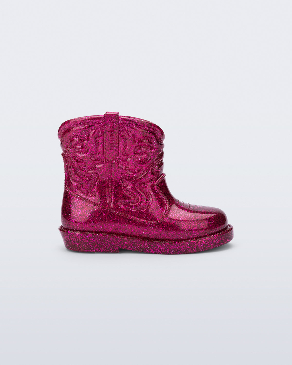 Mini Melissa Texas Boot Simli Yağmur Botu