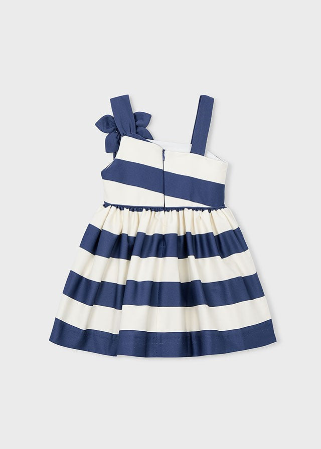 Mayoral Kız Çocuk Lacivert Çizgili Elbise