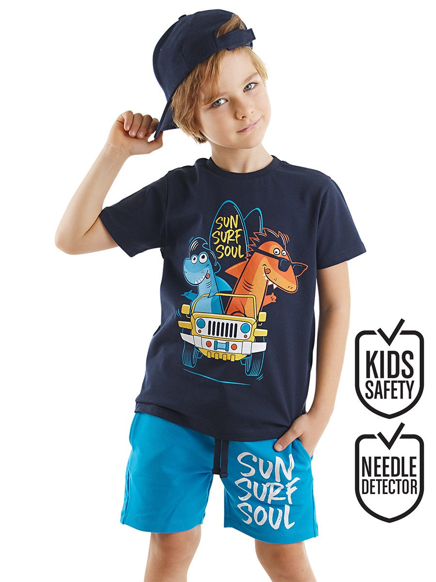 CFF-051 Shark Surf T-shirt Şort Takım