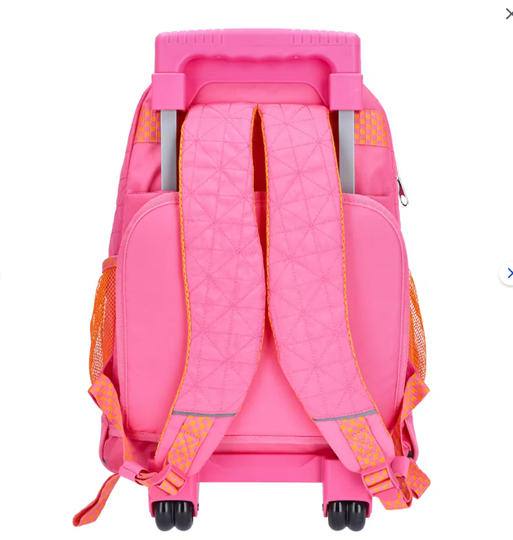 Top Model Pembe Çekçekli Okul Çantası