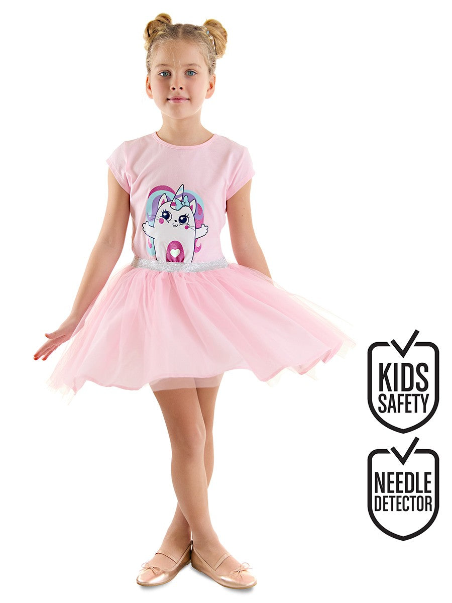 CFF-051 Kedicik Unicorn Tüllü Elbise