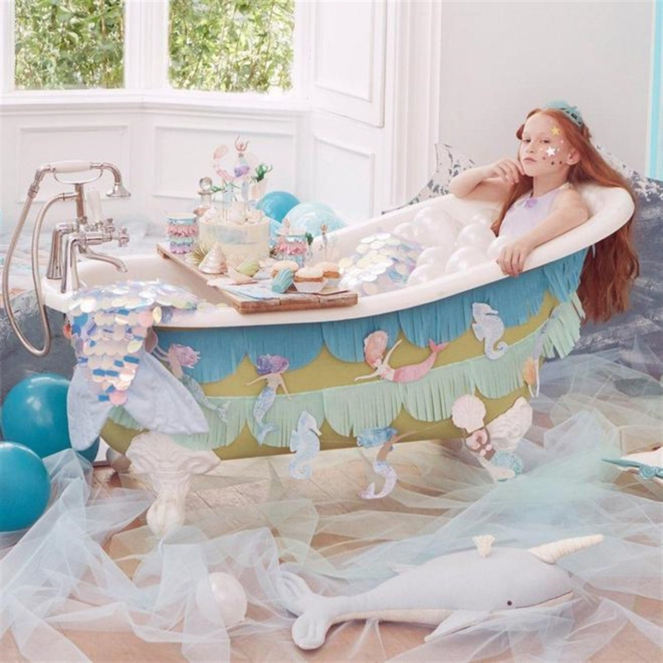 Meri Meri - Mermaid Garland - Deniz Kızı Asılan Süs