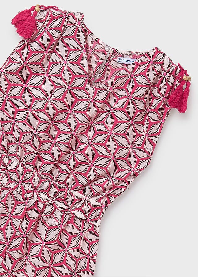 6868 Mayoral Kız Çocuk Pembe Tulum