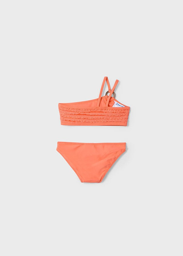 3716 Mayoral Kız Çocuk Tek Omuz Turuncu Bikini