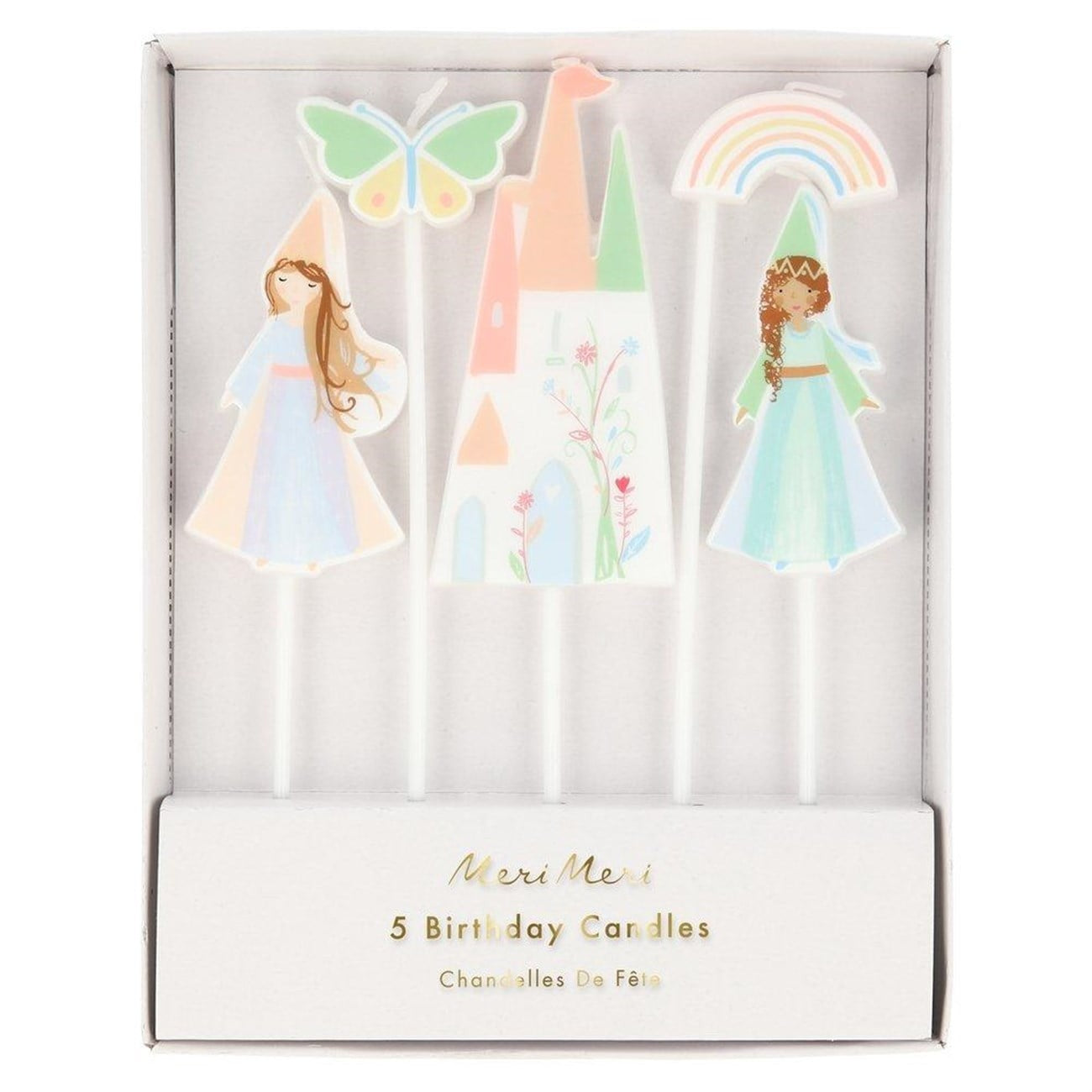 Meri Meri - Princess Candles - Prenses Mumlar