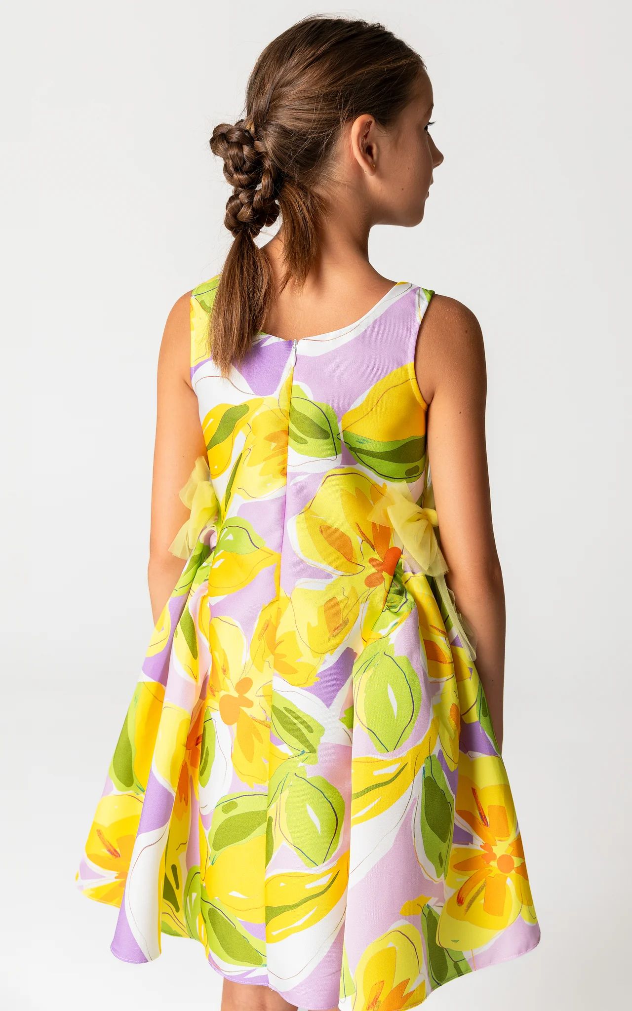 SheShe Sarı Çiçek Elbise