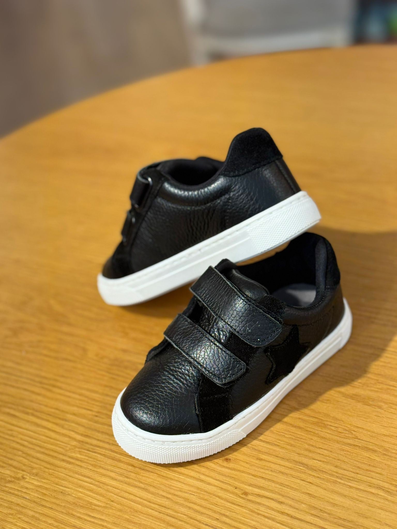Merli&Rose Deri Star Sneaker Siyah-Siyah
