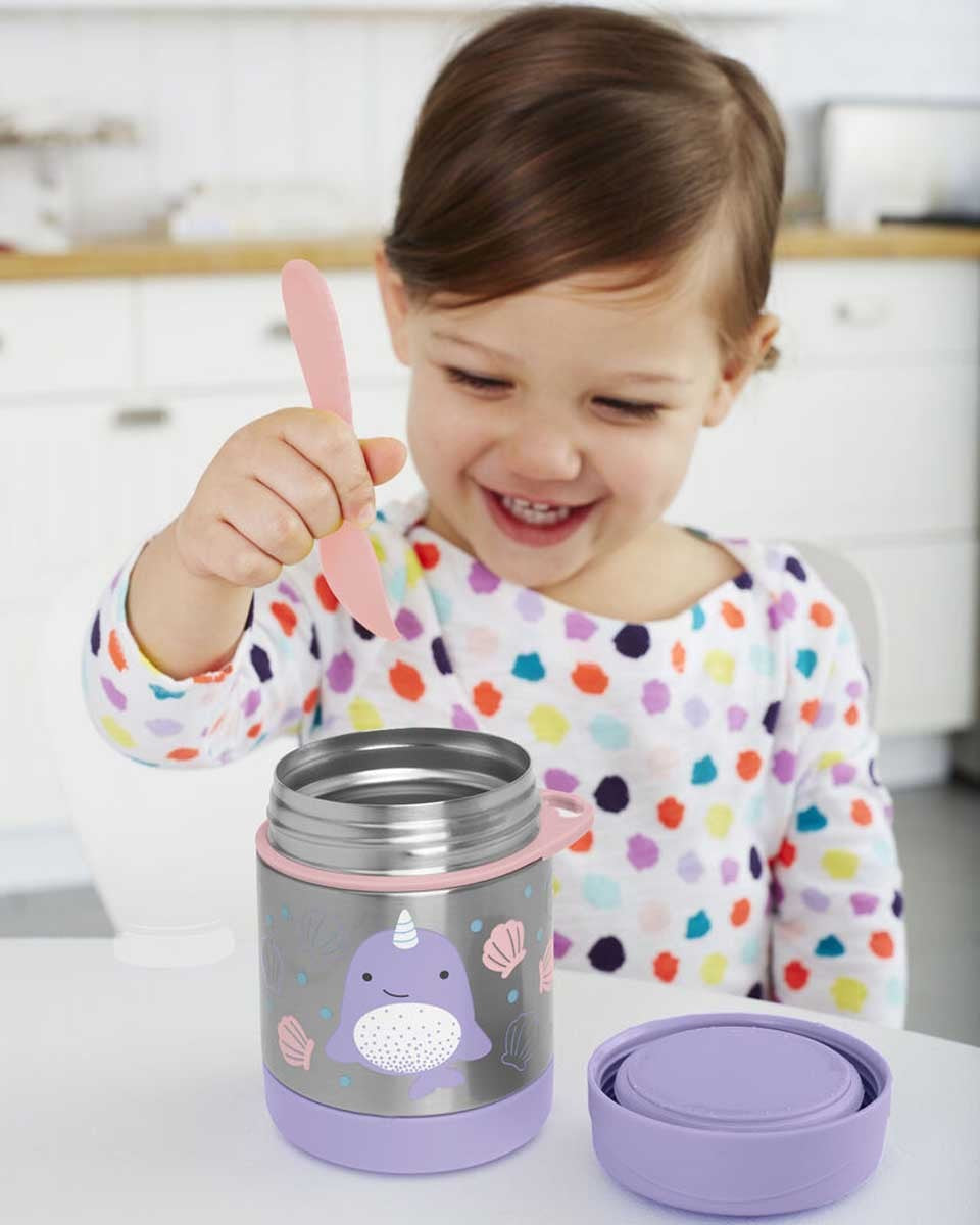 Skip Hop Zoo Paslanmaz Çelik Termos Narwhal