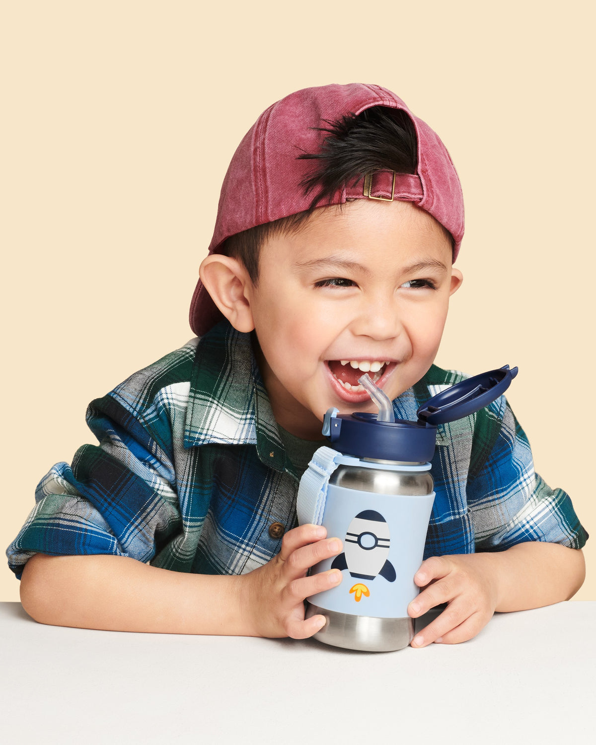 Skip Hop Spark Style Pipetli Paslanmaz Çelik Suluk Roket