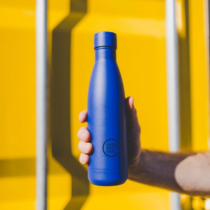Cool Bottles Paslanmaz Çelik Suluk - The Bottle Vivid Blue 350 ml