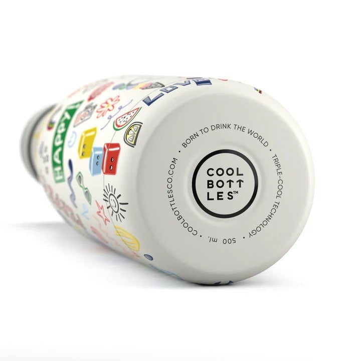 Cool Bottles Paslanmaz Çelik Şişe - The Bottle Good Vibes 500ml