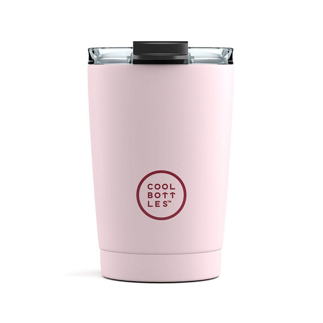 Cool Bottles Paslanmaz Çelik Bardak - The Tumbler Pastel Pink 330ml