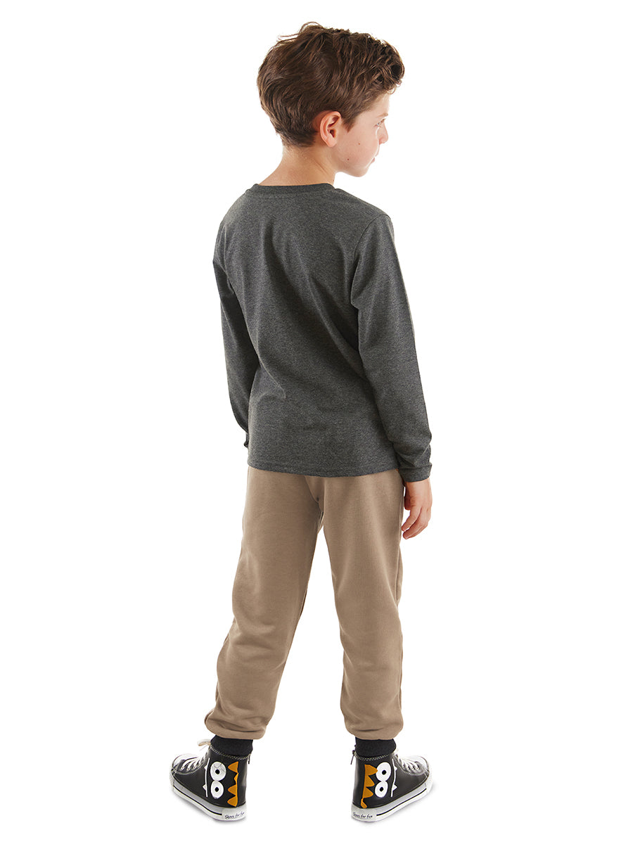 Denokids Doberman Erkek Çocuk T-shirt Eşofman Altı Takım