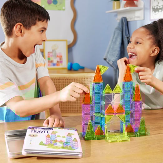 MAGNA-TILES® - Travel Set - Seyahat Seti - 55 Parça