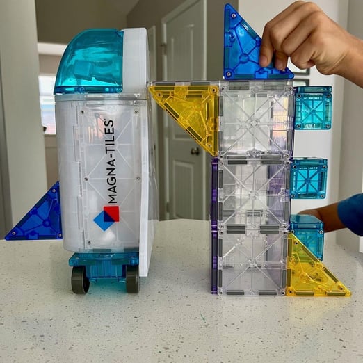 Magna-Tiles Space + microMAGS - Uzay 32 Parça