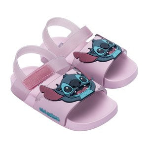 Mini Melissa Flowing Bebek Sandaleti Pembe Stitch