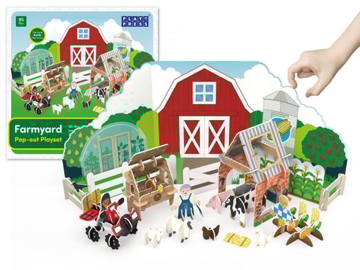 PlayPress - Story Playset - Farmyard