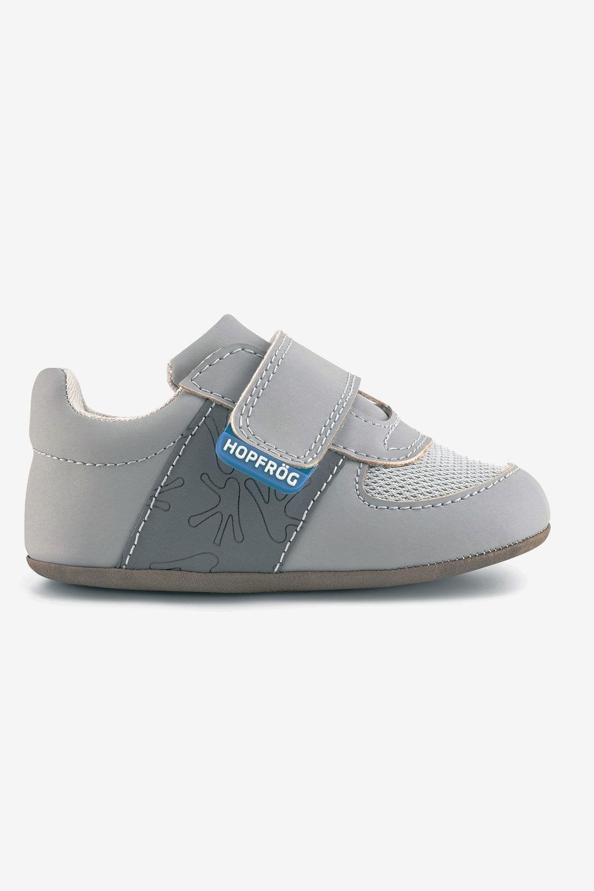 Hopfrög Smart Walker First Prime Super Mat Havalı Gri Barefoot İlk Adım Bebek Ayakkabı