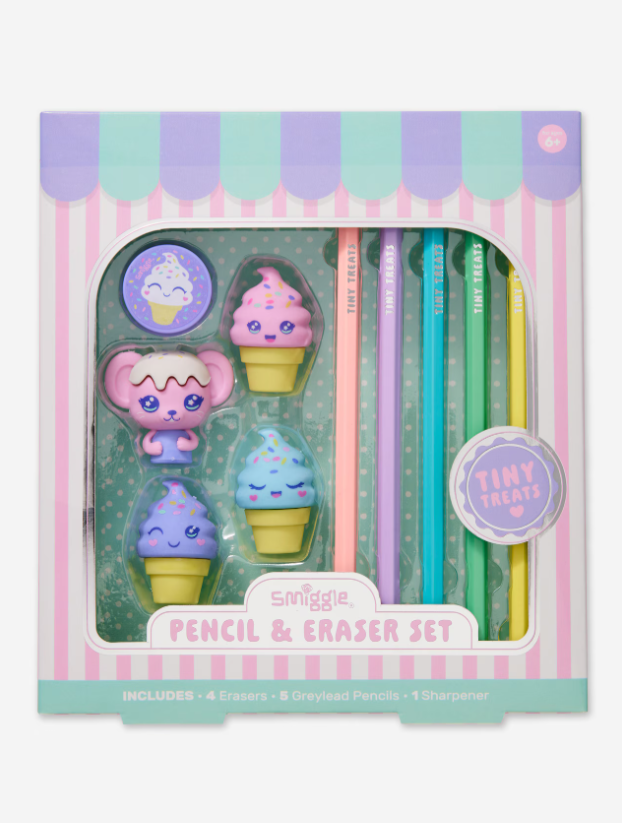 Smiggle Silgili Kalem Kutusu Seti