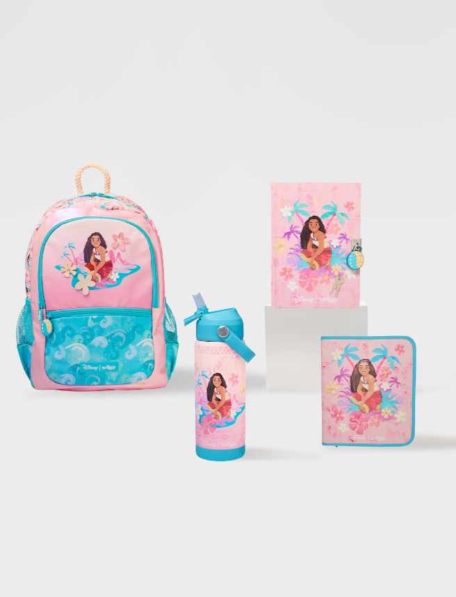 Smiggle Moana 4'lü Okul Çanta Seti