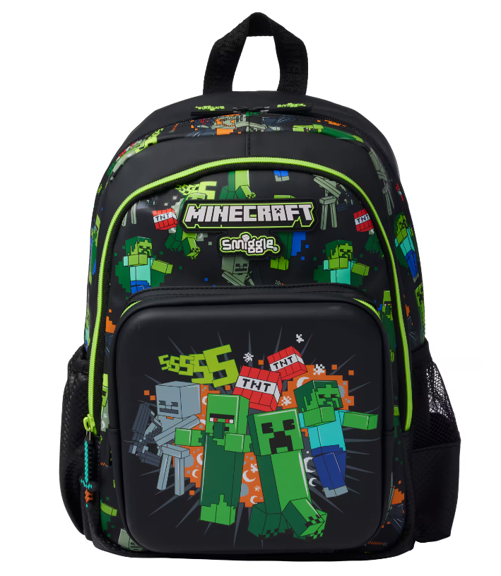 Smiggle Minecraft 4'lü Okul Çanta Seti