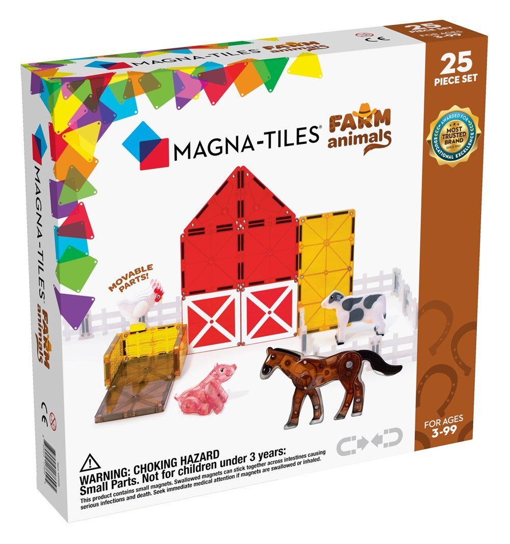 MAGNA-TILES® - Çiftlik Hayvanları - 25 Parça