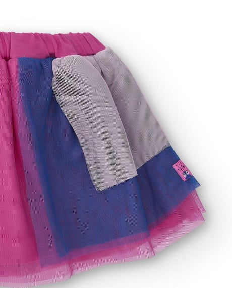 Tuc Tuc Kız Çocuk Tüllü Renkli Etek
