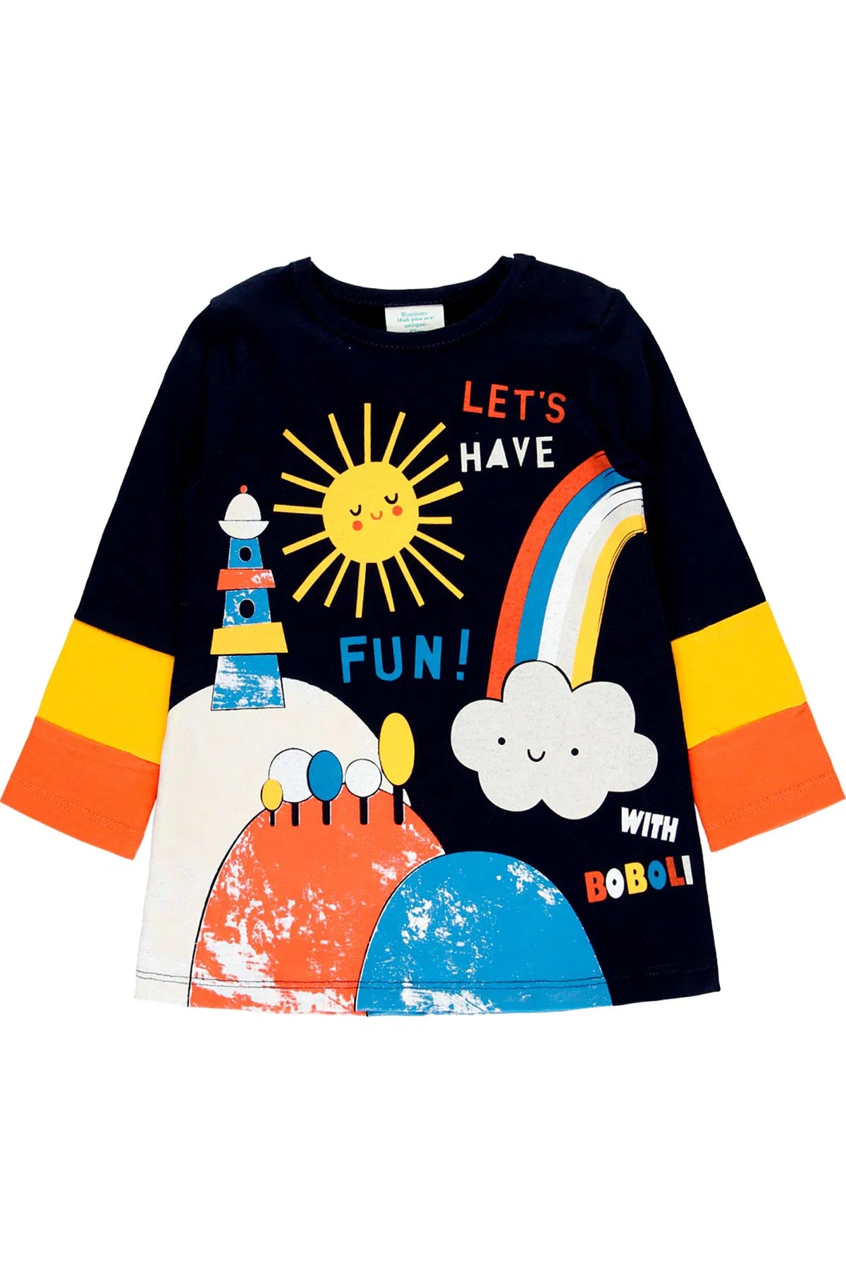 Boboli Kız Çocuk Sweatshirt Lacivert