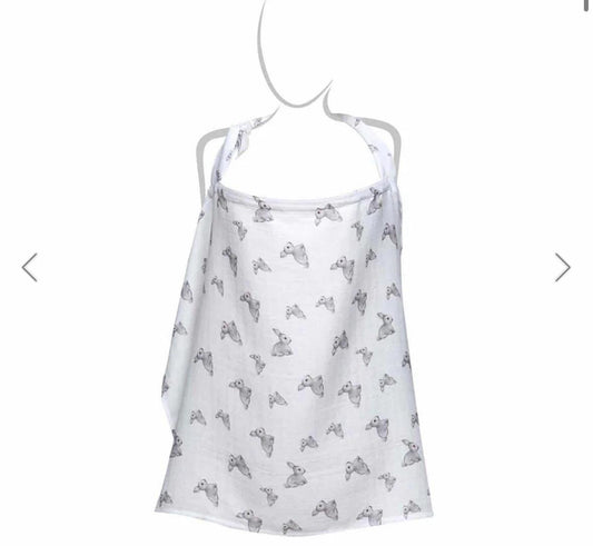 Müslin Bebek Emzirme Önlüğü - Iconique Lapin