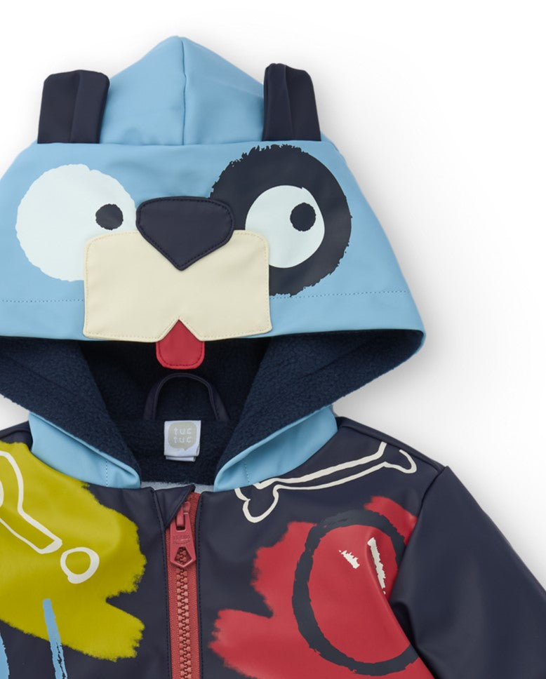 Tuc Tuc Erkek Çocuk Yağmurluk – Su Geçirmez, Kapüşonlu