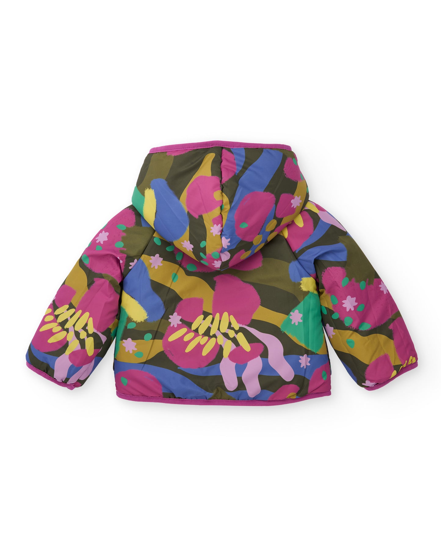 Tuc Tuc Çift Taraflı Kız Çocuk Pembe Mont