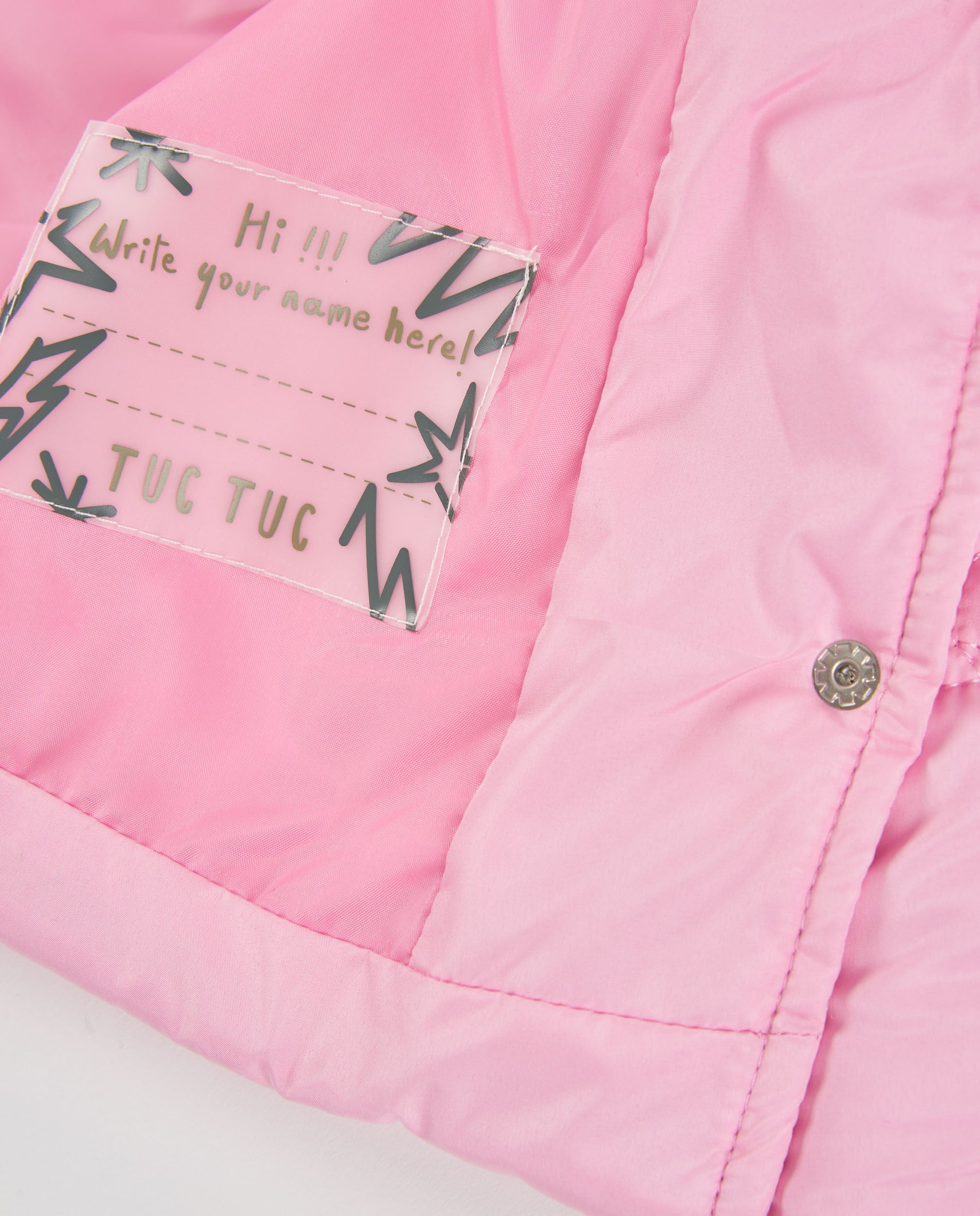 Tuc Tuc Kız Çocuk Pembe Kapitone Mont