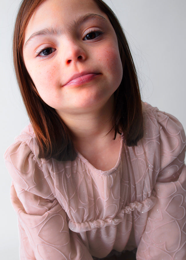 Mayoral Tül Elbise Pembe 4919