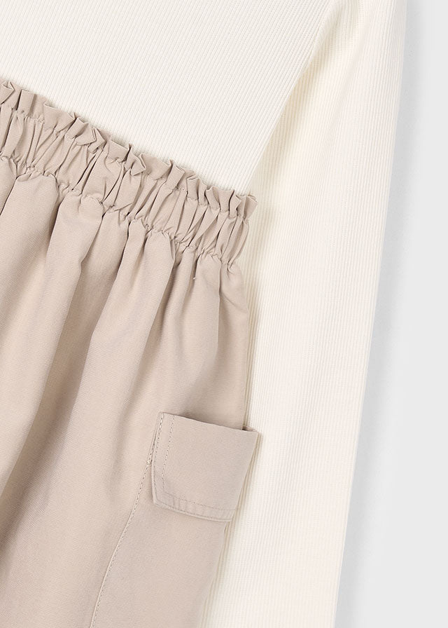 Mayoral Krem Elbise 4930