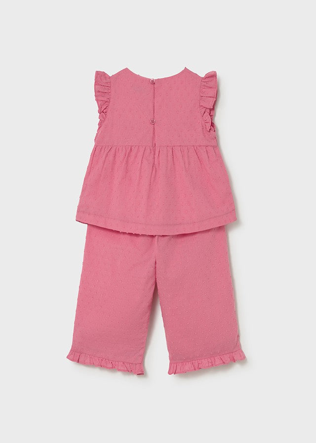 Mayoral Kız Bebek Pembe Pantolon Set