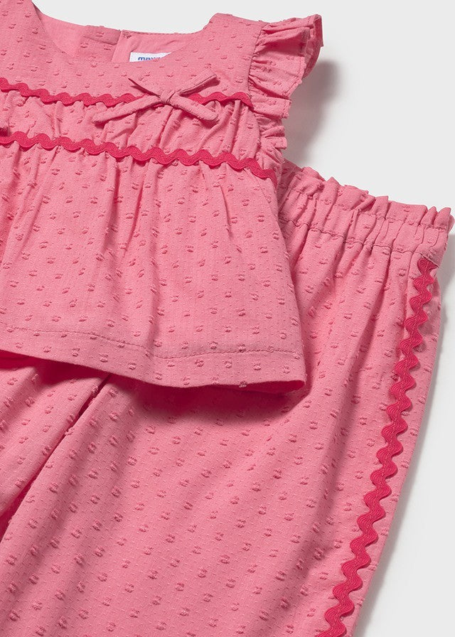 Mayoral Kız Bebek Pembe Pantolon Set