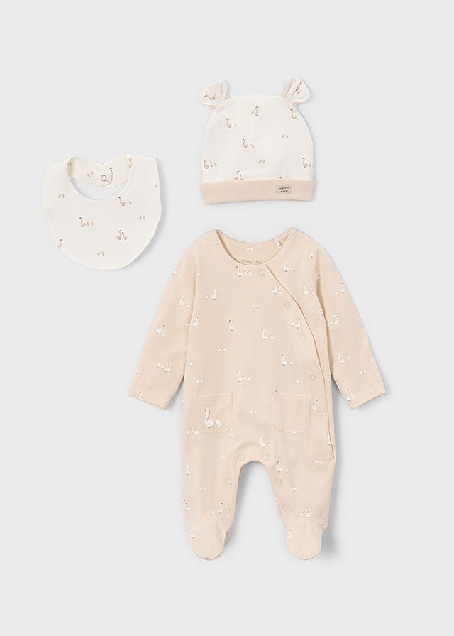 Mayoral Bebek Uzun Tulum Önlük ve Şapka set