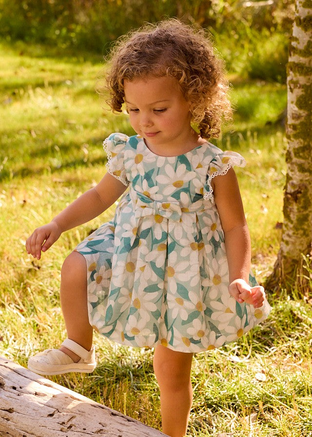 Mayoral Kız Bebek Papatyalı Elbise