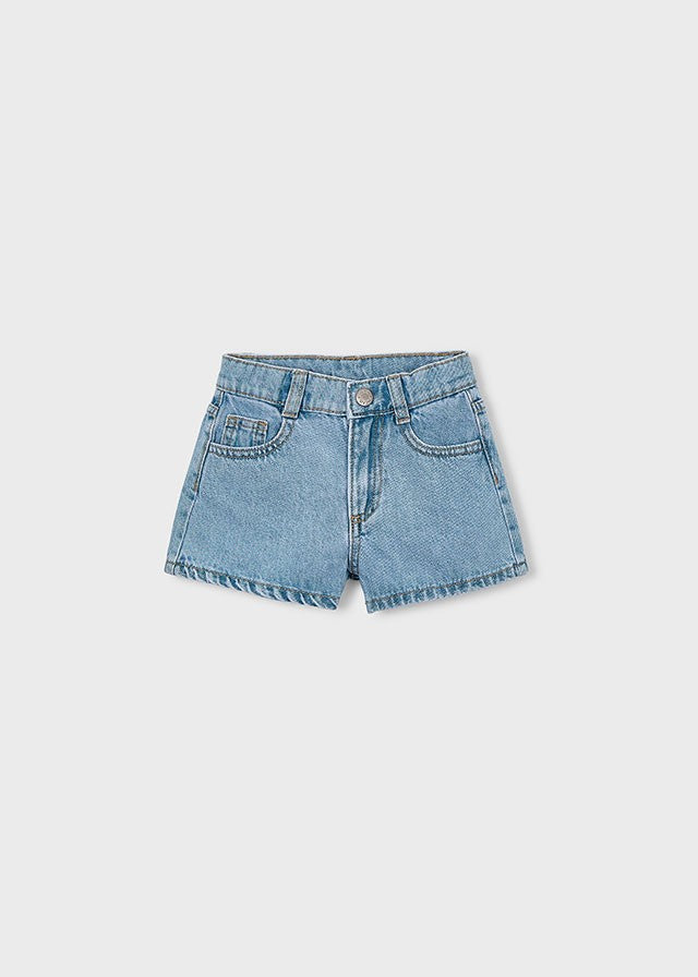 Mayoral Kız Çocuk Kot Denim Şort Basic
